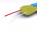 9/125 de modo único cabo de fibra óptica 2-fibra OS1 LSZH ZIP TWIN