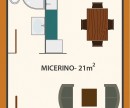 habitação modular Industrializados 21m2 Micerino modelo