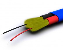 Multimodo de fibra óptica FIBRAS cabo OM2 50/125 2 TWIN LSZH LISO