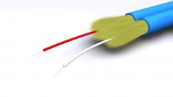 50/125 multimodo cabo de fibra óptica 2-fibra OM2 ZIP MINI TWIN LSZH