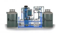 PLANT reutilização da água COMPACT CINZA E / OU águas residuais tratadas para diferentes aplicações