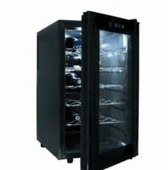 Armários eléctricos frigoríficos 18 garrafas linha preta